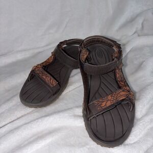 Teva Hurricane XLT2 women 8 Sport Sandals Hiking Water Ready Travel Beach GUC